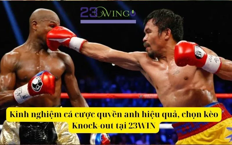 Kinh nghiệm cá cược quyền anh hiệu quả, chọn kèo Knock-out tại 23WIN